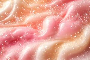 Abstract Pastel Waves and Bubble Texture for Creative Design Backgrounds photo