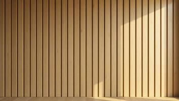 Modern Wood Paneling Wall with Natural Light photo