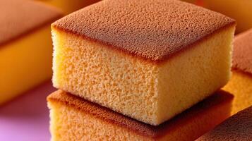 Delicious Japanese bread cake with a soft texture and rich flavor photo