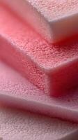 Soft layers of Japanese bread cake display delicate textures photo
