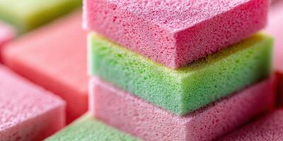 Delicious Japanese bread cake with vibrant layers of flavor photo
