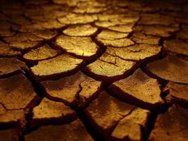 Dry cracked earth highlights the impact of drought conditions photo
