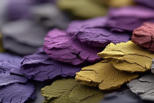 Colorful textured surfaces arranged in vibrant patterns photo