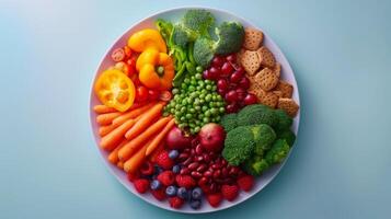 bowl with health food,healthy nutrition, balanced diets, and nutrient-rich choices for wellness photo