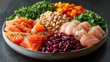 fresh, health and taste. hehlthy nutrition, balanced diets, and nutrient-rich choices for wellness photo