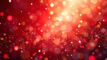 Abstract Red and Gold Glitter Sparkle Background for Celebrations photo