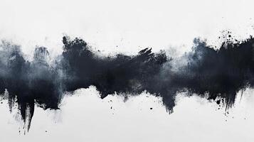Monochrome Abstract Paint Splatter Art with Dynamic Patterns photo