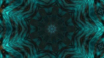 Kaleidoscope with very bright design on it. Kaleidoscope VJ loop video