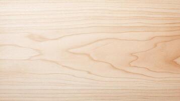 Light natural maple wood grain texture with subtle wavy patterns and smooth surface ideal for design backgrounds or material presentations. photo