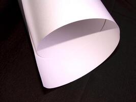 Paper roll close view background for different design purposes photo