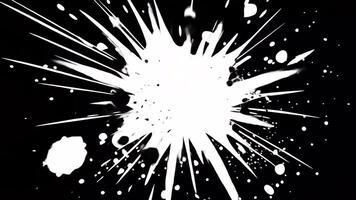 Explosive Motion Alpha Matte Transition video
