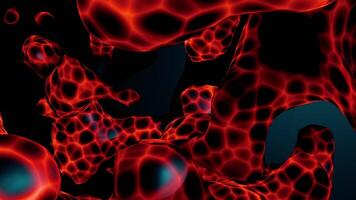 Inside a 3d lava floating in space video