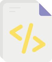 a file icon with a yellow arrow pointing to the right vector