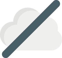 No cloud User Interface Icons and Illustrations Pack vector