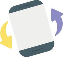 Mobile Tilting User Interface Icons and Illustrations Pack vector
