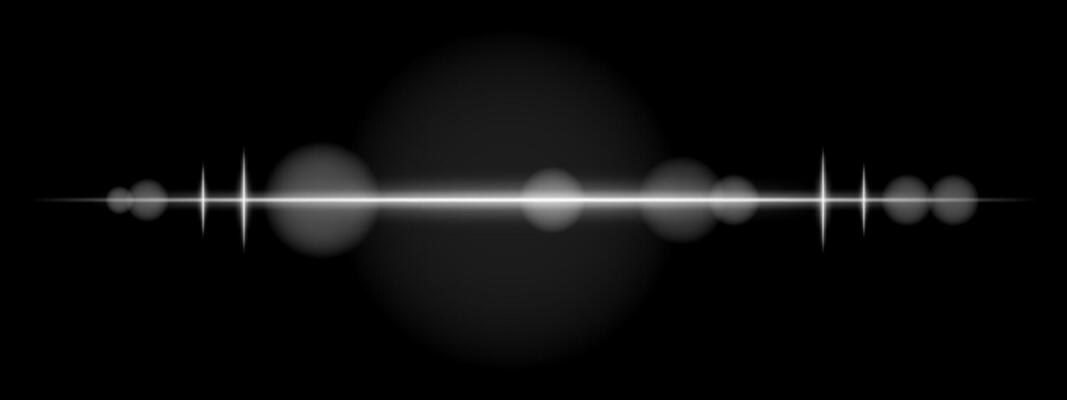 Sound wave illustration on black background