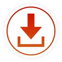 Download icon for downloader vector