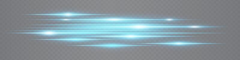 Blue glowing light effects on a gray background vector