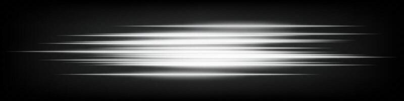 Light rays on black background vector