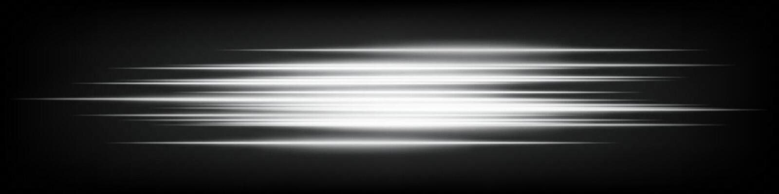 Light rays on black background
