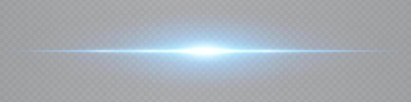Light beam with blue light on a gray background vector