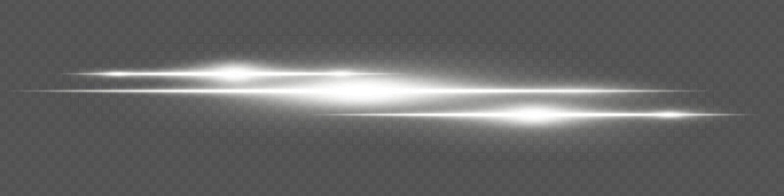 A set of glowing light effects on a gray background