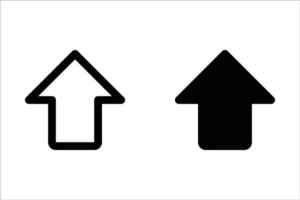 Arrows icon set. for mobile concept and web design illustration vector
