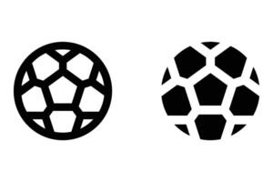 Soccer Ball icon set. for mobile concept and web design. illustration vector