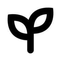 Leaf icon . for mobile concept and web design on white background vector