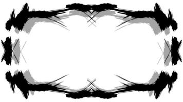 Abstract frame white background vector