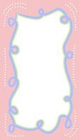Minimalist design element border frame vector