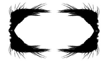 Abstract border frame line style vector