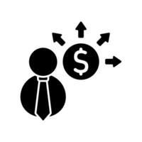 Icon a diversification, isolated against a clean background vector