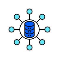 Icon a structure, isolated against a clean background. vector