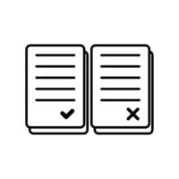 Icon a report isolated against a clean background vector
