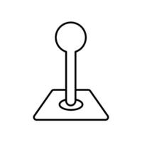 Icon a position, isolated against a clean background. vector