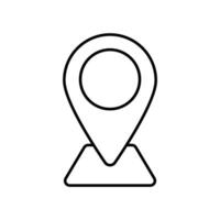 Icon a location isolated against a clean background vector