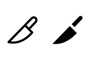 Knife icon. for mobile concept and web design. illustration vector