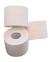 Tissue paper or toilet paper rolls isolated in file format png