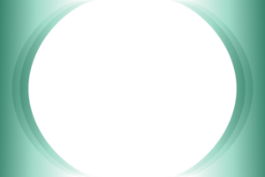 elegant green oval frame with a smooth gradient color effect png