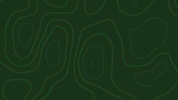 Green Abstract Topographic Map Background. Minimal Contour Terrain Design vector