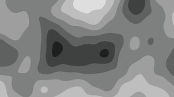 Layered Grayscale Topographic Map Background. Abstract Terrain Elevation Design vector