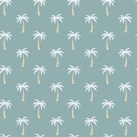 Palm tree pattern seamless design background vector