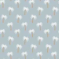 Palm tree pattern illustration design vector