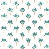 Palm tree pattern seamless design vector