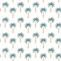 Palm tree pattern seamless illustration background vector