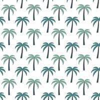 Exotic summer palm tree pattern design vector