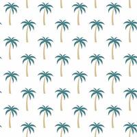 Exotic summer palm tree pattern vector