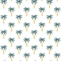 Exotic summer palm tree pattern background design vector