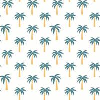 Palm tree pattern seamless background design illustration vector